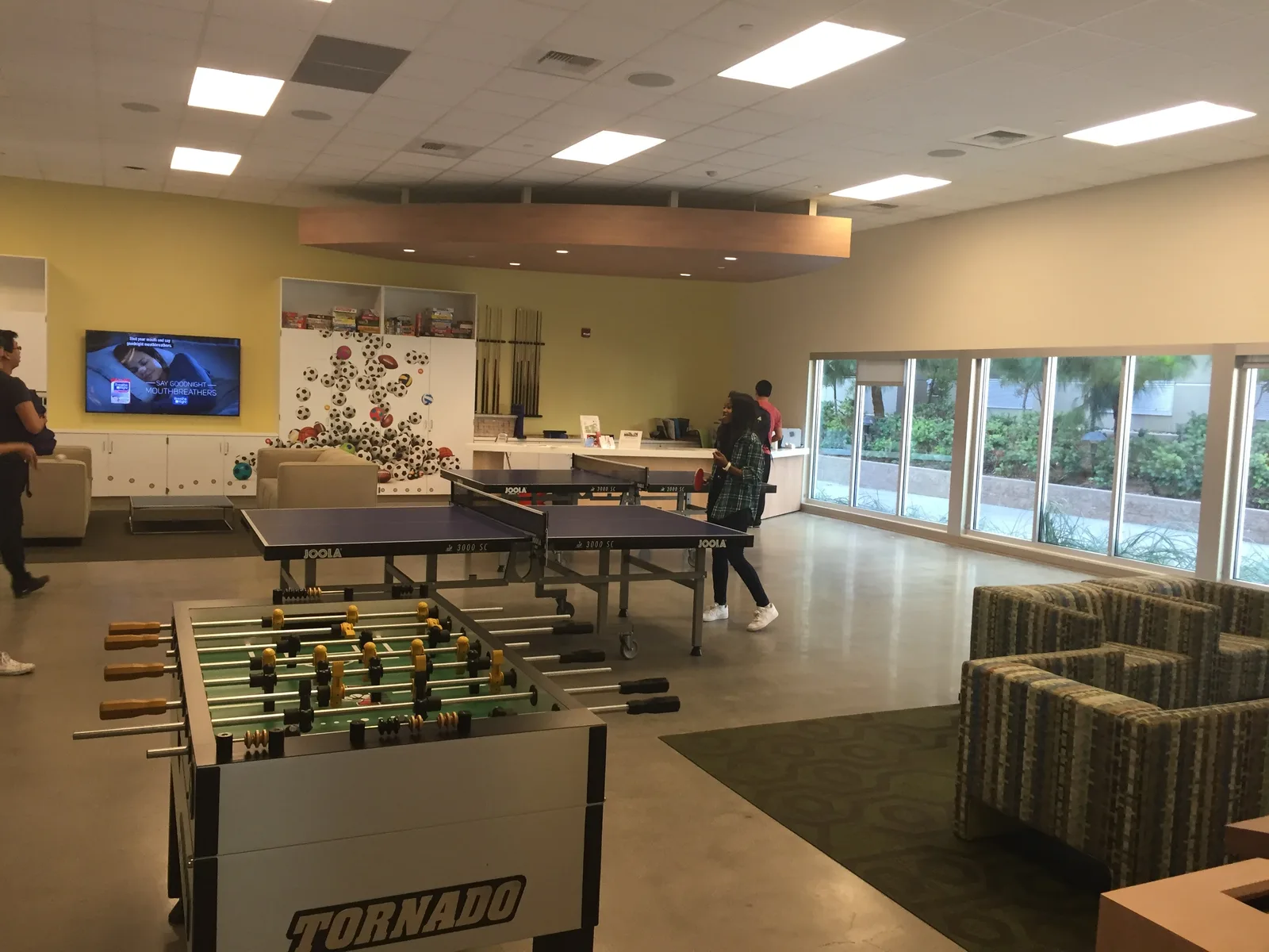 Student recreation lounge at California State University, Northridge