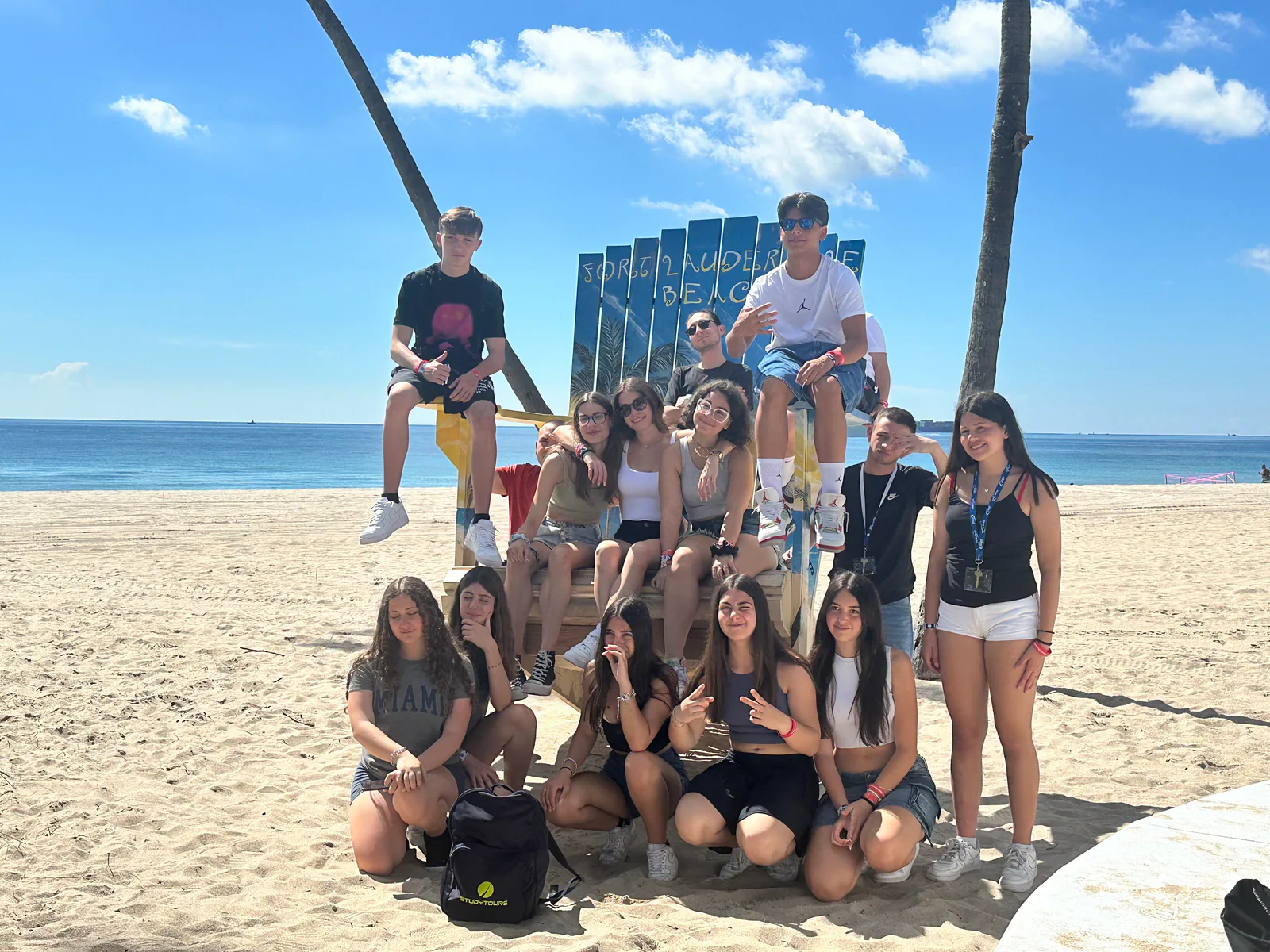 Students on the Barry University campus