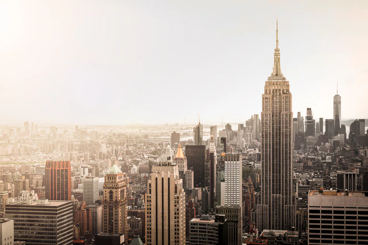 New York City skyline and city streets